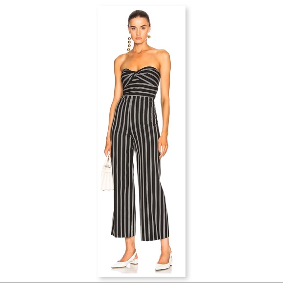 SOLD Veronica Beard Cypress Striped Jumpsuit 2 NWT - Picture 3 of 8